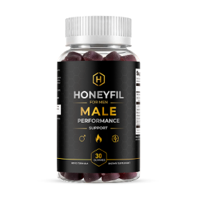 HoneyFil gummy supplement bottle